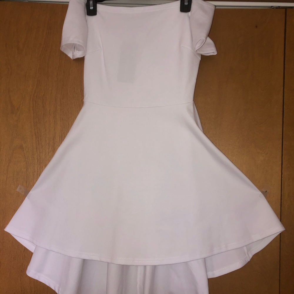 White Off The Shoulder Dress